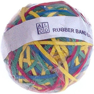 ALCO Gummiring-Ball 7440 320 Bänder Ø 70 mm farbig sortiert