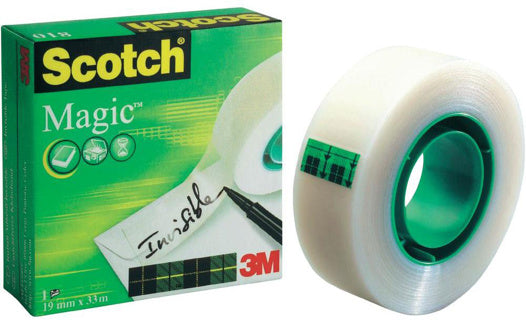 SCOTCH Klebeband Magic 1 Rolle 19 mm x 10 m transparent