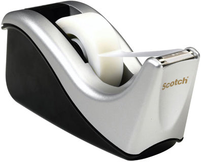 SCOTCH Handabroller C60 mit 4 Rollen SCOTCH Klebeband Magic 19 mm x 33 m silber
