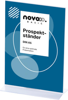 NOVOOO BASIC Tischaufsteller T85 A5 klar