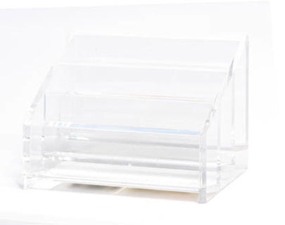Visitenkartenhalter N65 3-teilig transparent