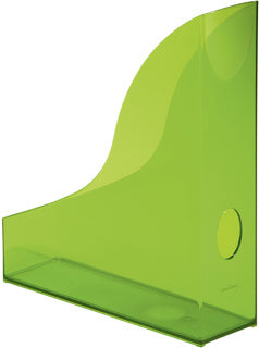DURABLE Stehsammler 1701711 BASIC A4 mit Griffloch Kunststoff 70 x 229 x 303 mm transluzent-grün