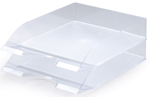 DURABLE Briefablage 1701674 BASIC A4 Kunststoff 253 x 63 x 337 mm transparent