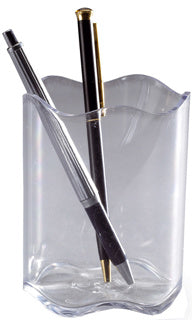 DURABLE Stifteköcher 1701235 TREND aus Kunststoff Ø 8 x 10.2 cm transparent