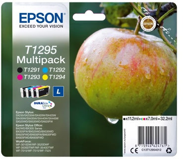 EPSON Tintenpatrone T1295 Multipack black. cyan. magenta. yellow