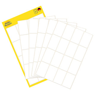 AVERY ZWECKFORM Vielzwecketiketten 3074 96 Stück permanent 29 x 18 mm weiß