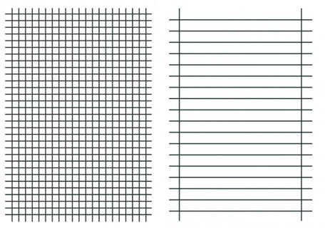 URSUS Linienblatt A4 80g/m² liniert/kariert