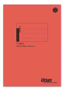 URSUS Spaltenbuch T540/3 A5 40 Blatt