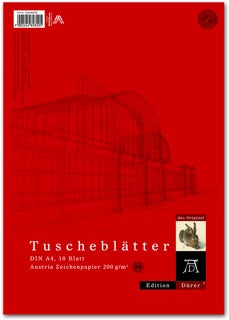 DÜRER Tuscheblatt 10 Blatt A4 200 g/m²