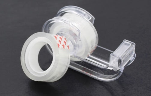 BESTPOINT Klebeband 0816 mit Abroller und 2 Nachfüllungen 15 mm x 10 m transparent