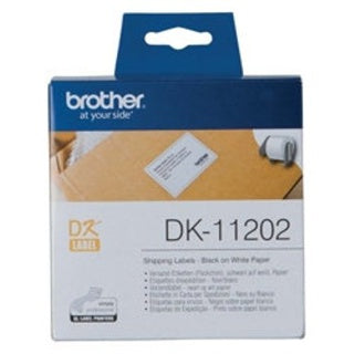 BROTHER Versandetiketten DK-11202 300 Stück permanent 62 x 100 mm weiß