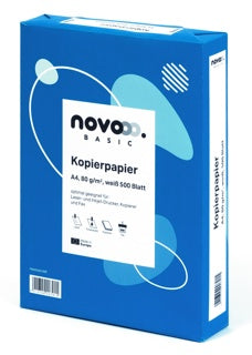 NOVOOO BASIC Kopierpapier DIN A4 80 g/m² 500 Blatt weiß