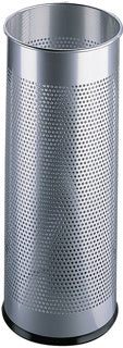 DURABLE Schirmständer 3350 28.5 Liter mit Perforation aus Metall Ø 26 x 62 cm silber