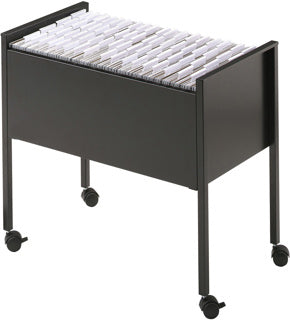 DURABLE Hängemappenwagen 3095 ECONOMY für 80 Hängemappen A4 mit Rollen 65.5 x 59.2 x 36.8 cm schwarz