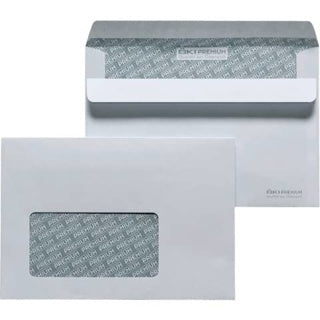 ÖKI Fensterkuvert Classic C6-SK/CLA80F 1000 Stück DIN C6 selbstklebend 80g/m² weiß