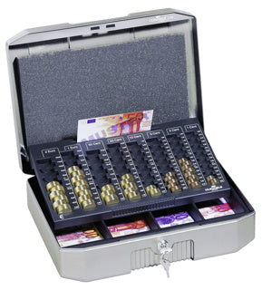 DURABLE Geldkassette 1782 EUROBOXX® M mit Zylinderschloss 35.2 x 12 x 27.6 cm anthrazit
