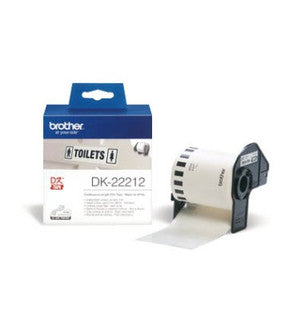 BROTHER Endlosetiketten DK-22212 auf Rolle permanent 62 mm x 15.24 m weiß