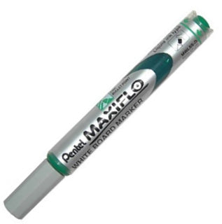 PENTEL Whiteboardmarker MWL5S-D Maxiflo Rundspitze 2 mm grün