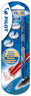 PILOT Tintenroller Frixion 0.4 mm blau