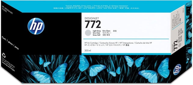 HP Tintenpatrone Nr. 772 300ml hellgrau