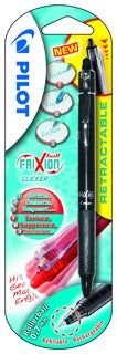 PILOT Tintenroller Frixion Ball Clicker 0.4 mm schwarz