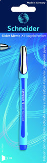 SCHNEIDER Kugelschreiber 750 Slider Memo XB im Blister blau