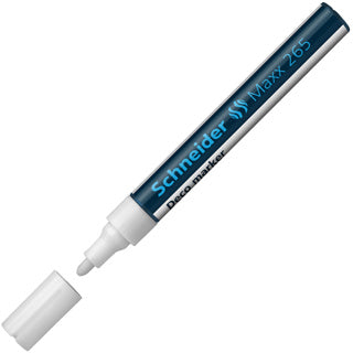 SCHNEIDER Kreidemarker Maxx 265 Rundspitze 2-3 mm weiß