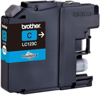 BROTHER Tintenpatrone LC-123 600 Seiten cyan