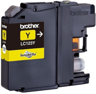 BROTHER Tintenpatrone LC-123 600 Seiten gelb