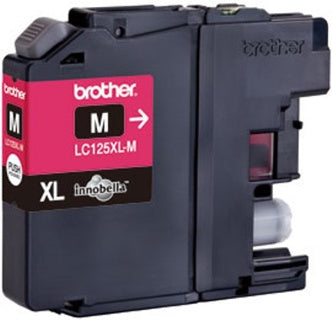 BROTHER Tintenpatrone LC-125XL 1.200 Seiten magenta