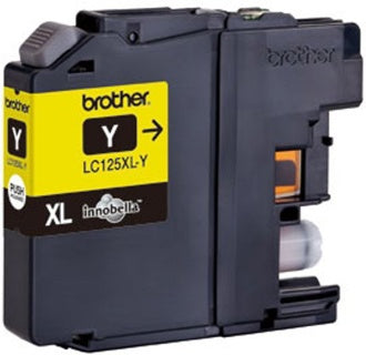 BROTHER Tintenpatrone LC-125XL 1.200 Seiten gelb