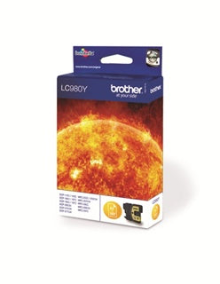 BROTHER Tintenpatrone LC-980 260 Seiten gelb