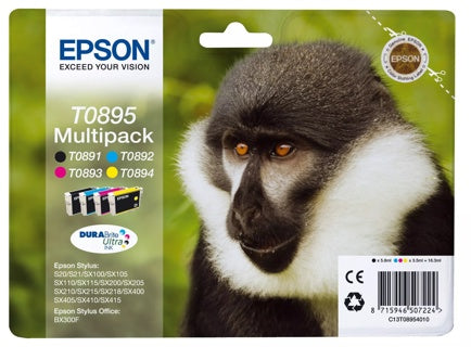 EPSON Tintenpatrone DuraBrite Multipack T08954010 Ink 1x4