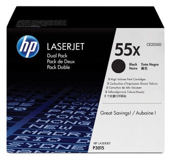 HP Toner Nr. 55X 2 Stück à 12.500 Seiten schwarz