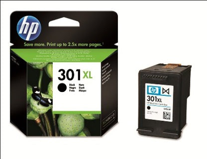 HP Tintenpatrone Nr. 301XL 8ml schwarz