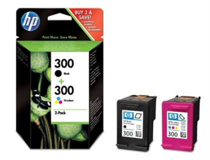 HP Tintenpatrone Nr. 300 2 Stück schwarz und color