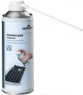 DURABLE Druckgasreiniger 5796 POWERCLEAN® STANDARD 400 ml mit Sprühröhrchen