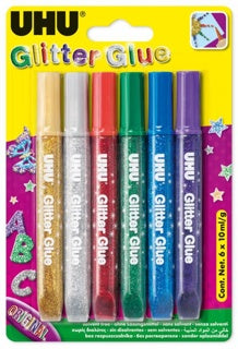 UHU Glitzerkleber 39040 6 Stück á 10 ml