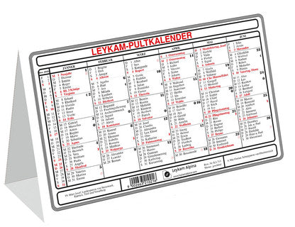 LEYKAM Pultkalender KA713 Karton 2026