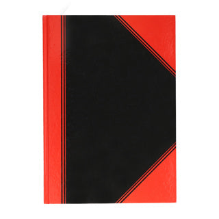 TTO Chinabuch A4 96 Blatt 60 g/m² kariert schwarz/rot