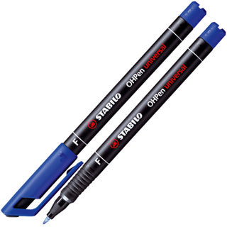 STABILO Folienstift OHPen 0.7 mm wasserfest blau