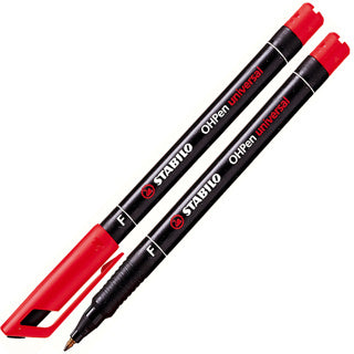 STABILO Folienstift OHPen 0.7 mm wasserfest rot