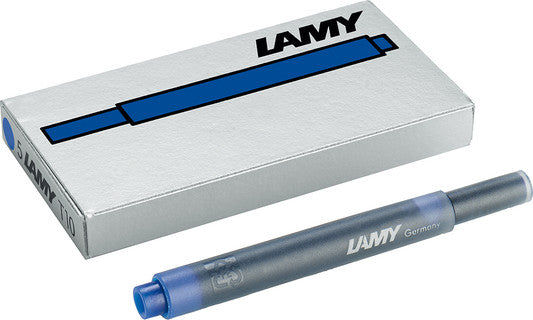 LAMY Tintenpatrone T10 5 Stück löschbar blau