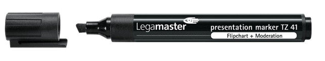 LEGAMASTER Flipchartmarker TZ41 Keilspitze 2-5 mm schwarz