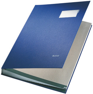 LEITZ Unterschriftsmappe 5700 A4 20-teilig blau