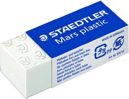 STAEDTLER Kunststoff-Radierer Mars® Plastic weiß