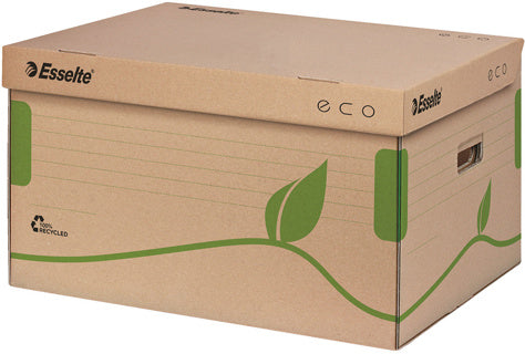 ESSELTE Archiv-Container 623918 Eco mit Deckel naturbraun