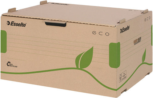 ESSELTE Archiv-Container 623919 Eco mit Frontdeckel naturbraun