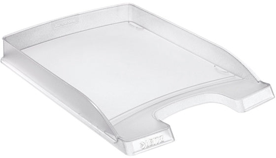 LEITZ Briefkorb 5237 Flach Plus A4 frost transparent
