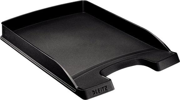 LEITZ Briefkorb 5237 Flach Plus A4 schwarz